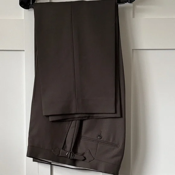 Suitsupply Women’s custom Double-Breasted Moss Green suit 100%wool FW2025 - Picture 12 of 16